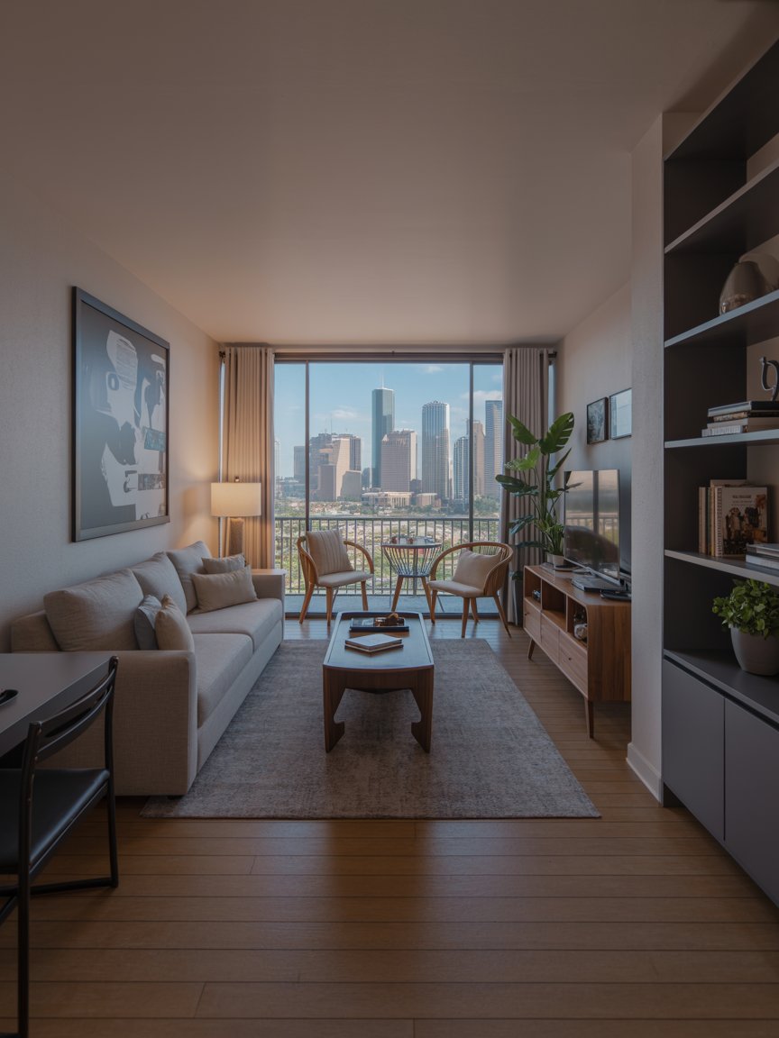 Skyline-view loft in Midtown